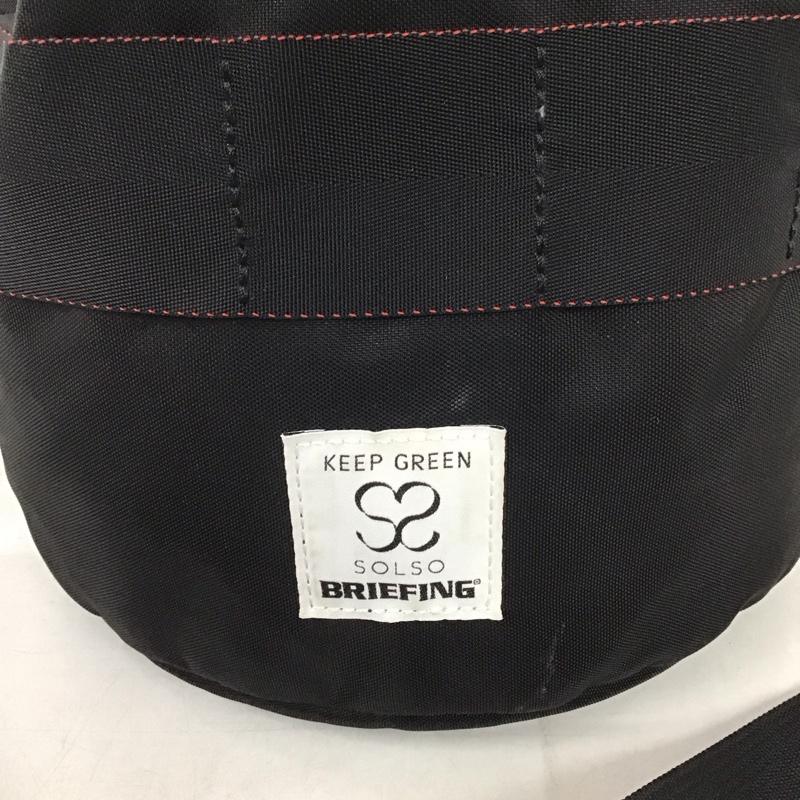 ブリーフィング BRIEFING ショルダーバッグ ショルダーバッグ SOLSO ECO POD BAG ロゴ、文字 黒 / ブラック /  メンズ USED 古着 中古 10132478
