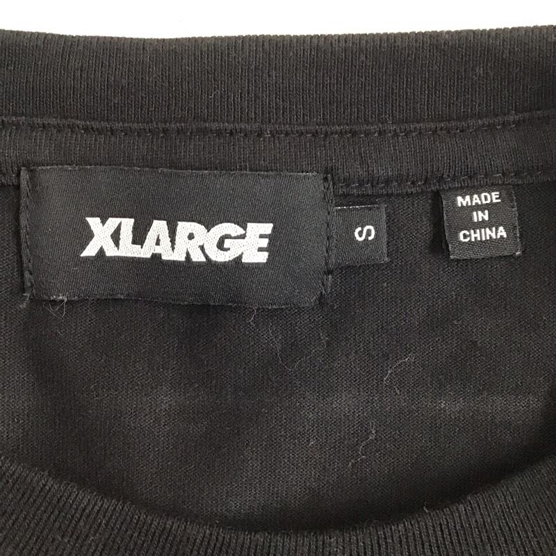 エクストララージ XLARGE カットソー 長袖 長袖カットソー クルーネックカットソー ロングスリーブカットソー プリントTシャツ S プリント 黒 / ブラック /  メンズ USED 古着 中古 10124792