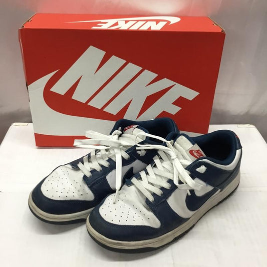 ナイキ NIKE スニーカー スニーカー DD1391 400 DUNK LOW RETRO 27.5cm 箱有 27.5cm ロゴ、文字 白 / ホワイト / X 紺 / ネイビー /  メンズ USED 古着 中古 10110492