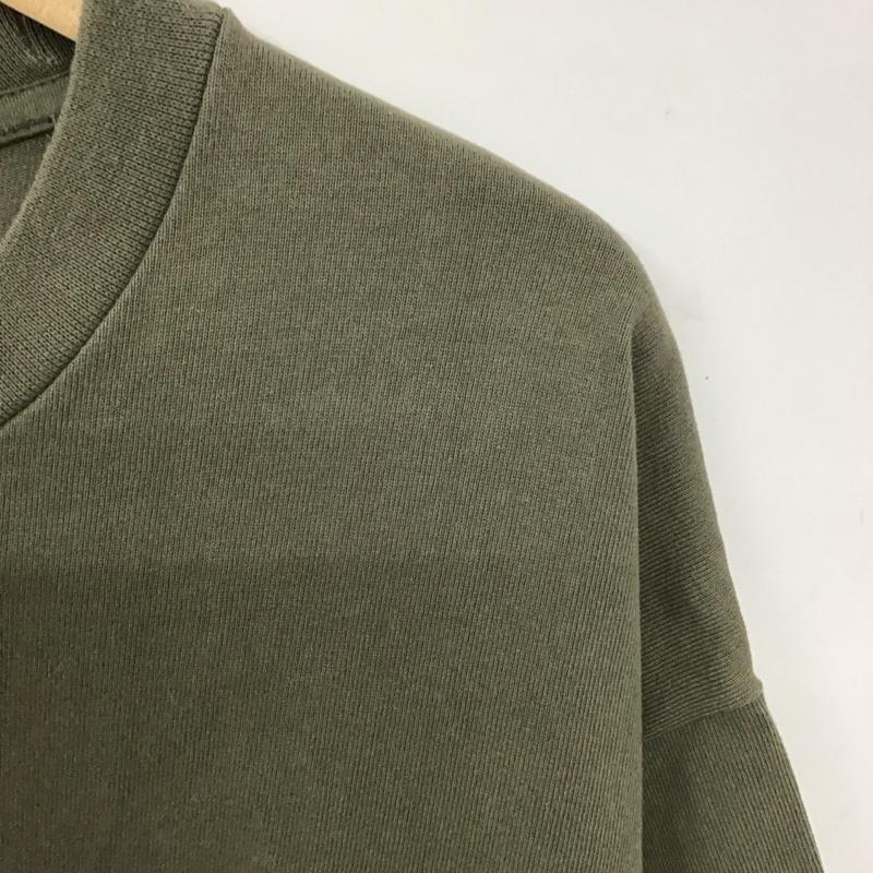 フリークスストア FREAK S STORE Tシャツ 半袖 半袖カットソー 無地Tシャツ クルーネックカットソー M 無地 カーキ / カーキ /  メンズ USED 古着 中古 10148487
