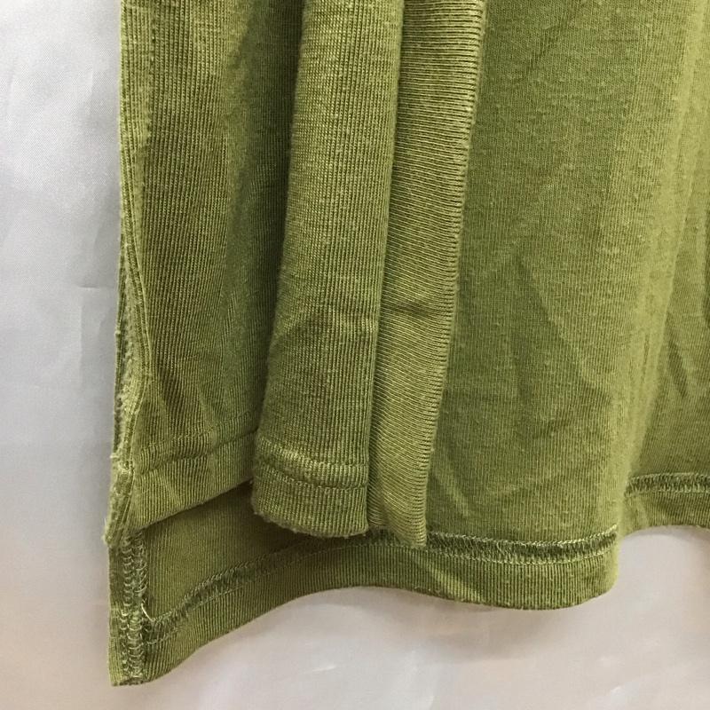 マウジー MOUSSY カーディガン 七分袖 0108AB80-5420 ロング丈 FREE 無地 カーキ / カーキ /  レディース USED 古着 中古 10115431