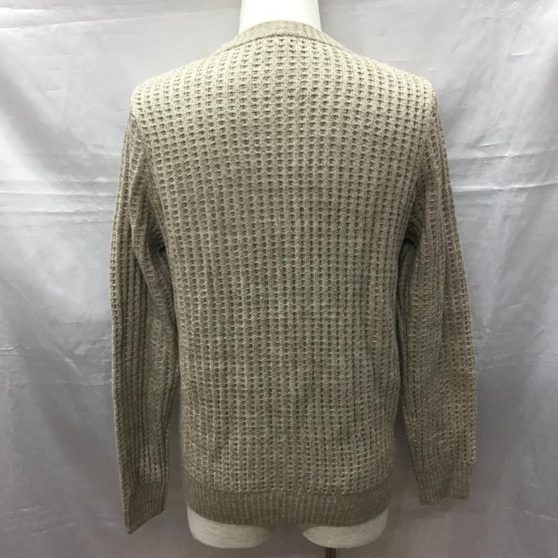 ビームス ハート BEAMS HEART ニット、セーター 長袖 長袖ニットカットソー ニット セーター クルーネックニット M 総柄 茶 / ブラウン /  メンズ USED 古着 中古 10116582