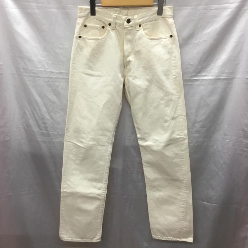 リーバイストラウスアンドコー Levi Strauss & co. パンツ デニム、ジーンズ デニムパンツ ストレートパンツ ジーンズ 31インチ 無地 白 / ホワイト /  メンズ USED 古着 中古 10121108