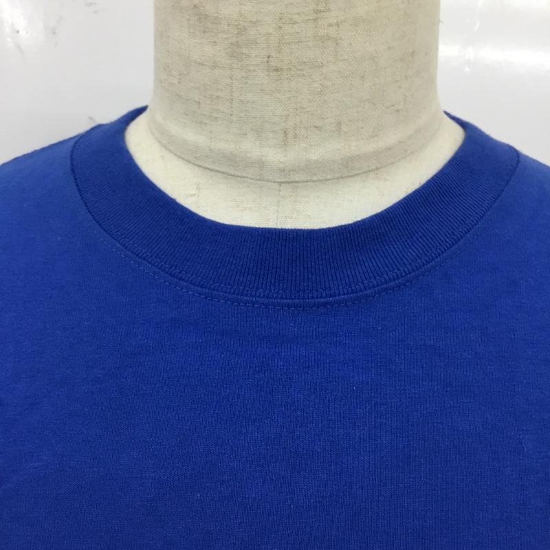 ベンデイビス BEN DAVIS Tシャツ 半袖 C-23580923 クルーネック バックプリント XL ロゴ、文字 青 / ブルー /  メンズ USED 古着 中古 10119847