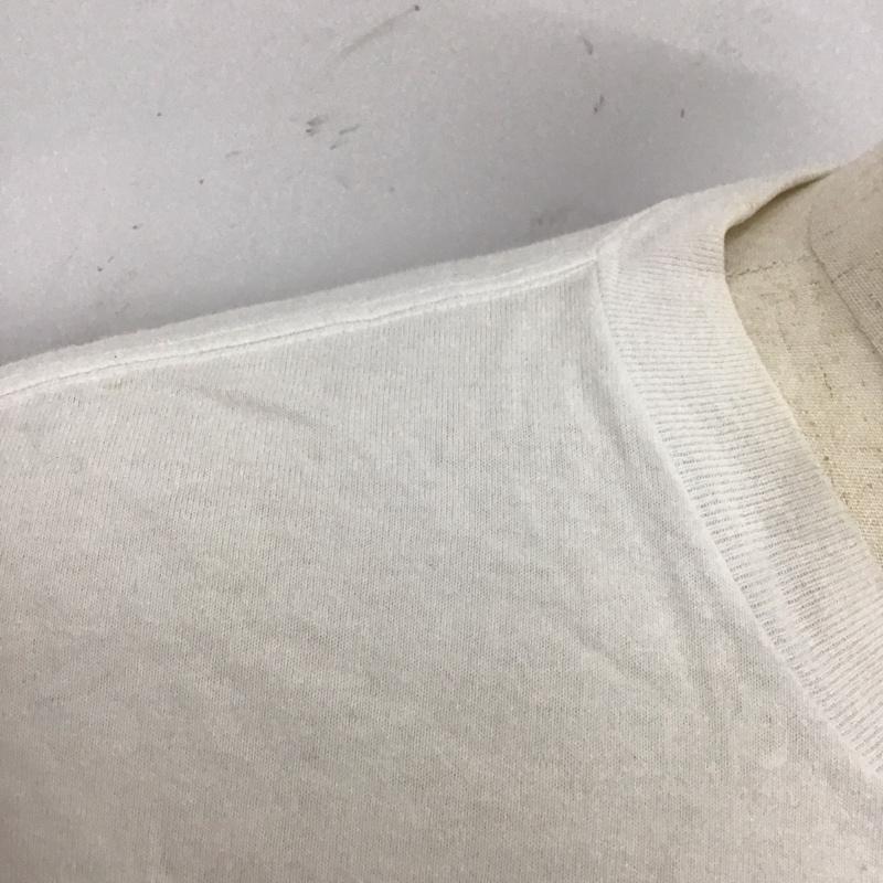 ステューシー STUSSY Tシャツ 半袖 半袖カットソー プリントTシャツ クルーネックカットソー L プリント 白 / ホワイト /  メンズ USED 古着 中古 10112092