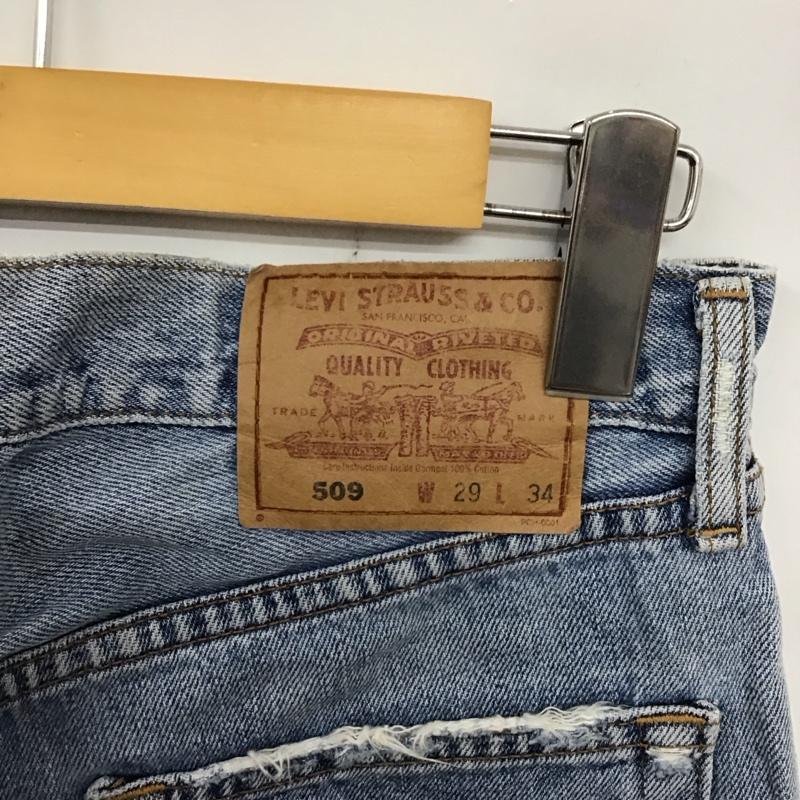 リーバイストラウスアンドコー Levi Strauss & co. パンツ デニム、ジーンズ デニムパンツ スリムパンツ カジュアルパンツ 29インチ 無地 インディゴ / インディゴ /  メンズ USED 古着 中古 10137251