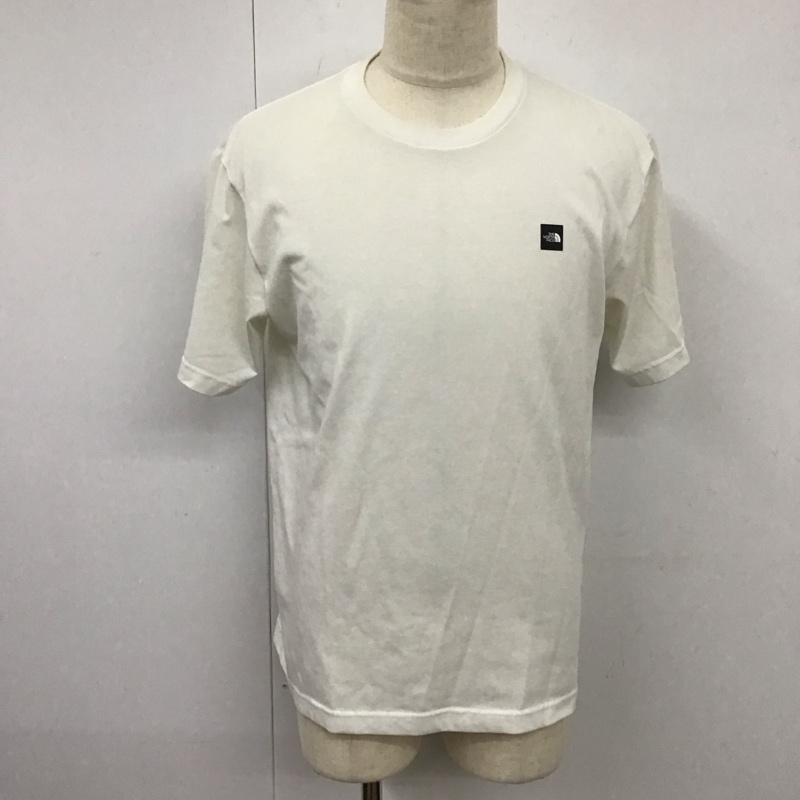 ザノースフェイス THE NORTH FACE Tシャツ 半袖 NT32445 ショートスリーブスモールボックスロゴティー 半袖カットソー L ロゴ、文字 白 / ホワイト /  メンズ USED 古着 中古 10120321