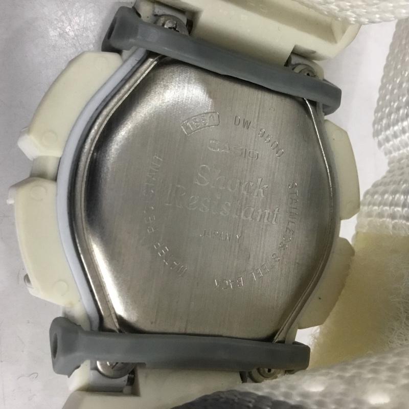 ジーショック G-SHOCK 腕時計 デジタル DW-8500 Surfrider Foundation ロゴ、文字 白 / ホワイト / X 灰 / グレー /  メンズ USED 古着 中古 10140616