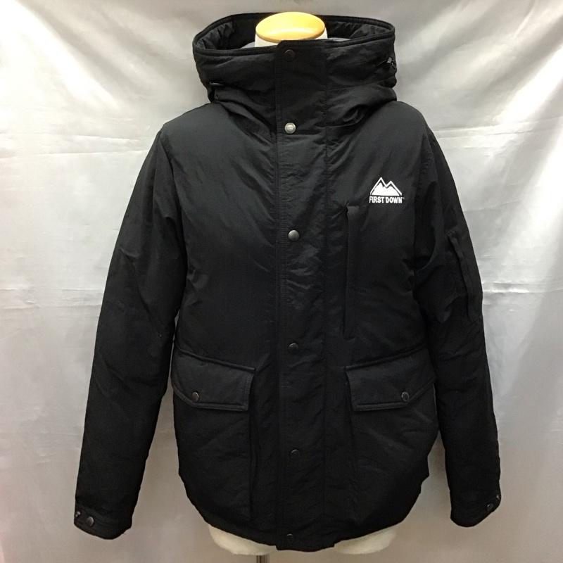 ファーストダウン FIRST DOWN ジャケット、上着 ジャケット、ブレザー 642931 中綿ジャケット M ロゴ、文字 黒 / ブラック /  メンズ USED 古着 中古 10121157