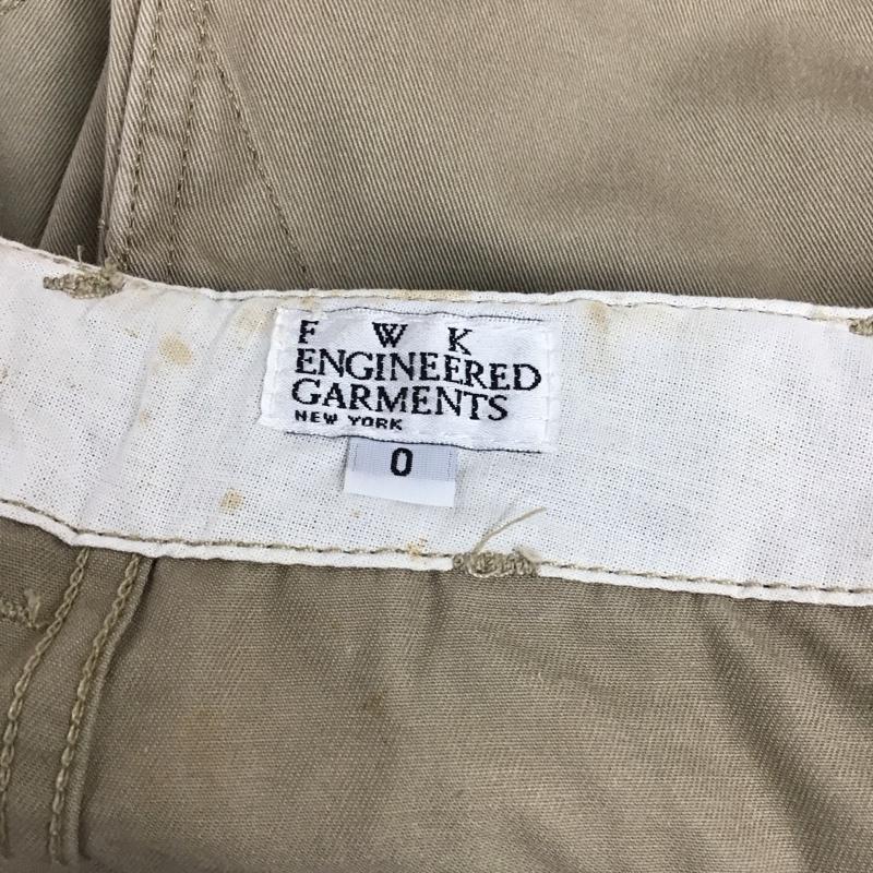 エフダブリューケイ バイ エンジニアド ガーメンツ FWK by engineered garments パンツ ショートパンツ コットン アメリカ製 0 無地 ベージュ / ベージュ /  レディース USED 古着 中古 10115103