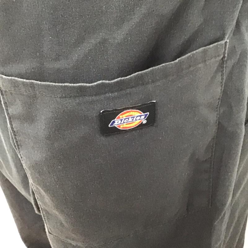ディッキーズ Dickies サロペット・オーバーオール サロペット、オーバーオール 半袖オーバーオール つなぎ オールインワン カジュアルパンツ XL ロゴ、文字 黒 / ブラック /  メンズ USED 古着 中古 10107733