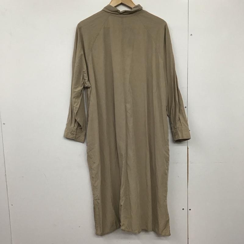 サマンサモスモス Samansa Mos2 ワンピース ロングスカート 1303845 リネン混ラグランワンピコート 長袖 FREE 無地 ベージュ / ベージュ /  レディース USED 古着 中古 10146420