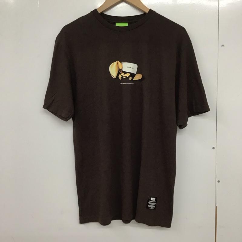ハフ HUF Tシャツ 半袖 半袖カットソー プリントTシャツ クルーネックカットソー M プリント 茶 / ブラウン /  メンズ USED 古着 中古 10132270