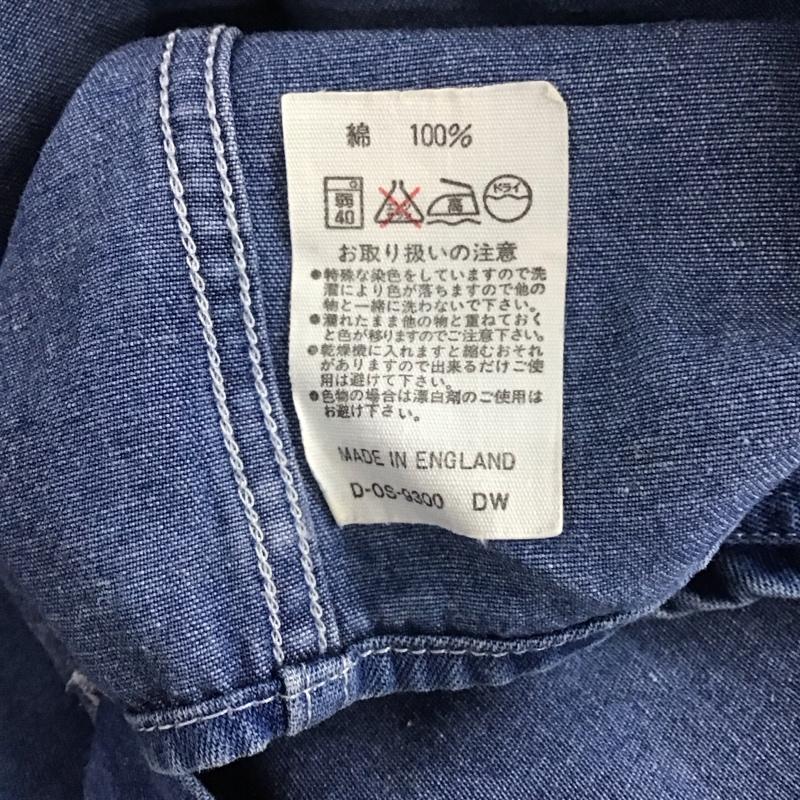 トーマスバーバリー THOMASBURBERRY シャツ、ブラウス 長袖 L 無地 水色 / ライトブルー /  メンズ USED 古着 中古 10128500