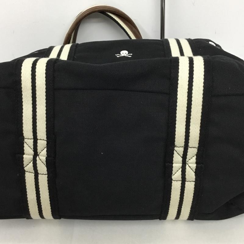ラルフローレン ラグビー RALPH LAUREN RUGBY トートバッグ トートバッグ スカル ドクロ 刺繍 総柄 黒 / ブラック /  メンズ USED 古着 中古 10128848