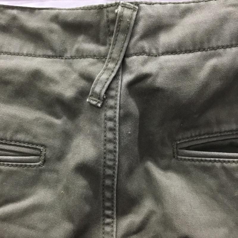 バックボーン BACK BONE パンツ チノパン BB13FW-P11 コットン タック入り L 無地 カーキ / カーキ /  メンズ USED 古着 中古 10119176
