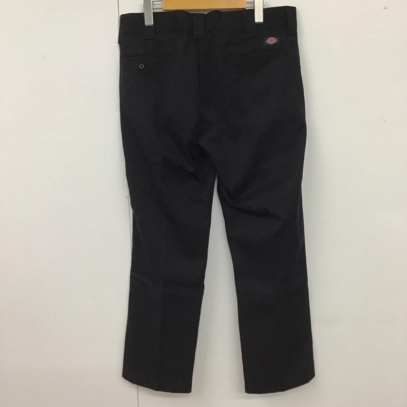 ディッキーズ Dickies パンツ ワークパンツ、ペインターパンツ ワークパンツ ワイドパンツ カジュアルパンツ 33インチ 無地 黒 / ブラック /  メンズ USED 古着 中古 10116401