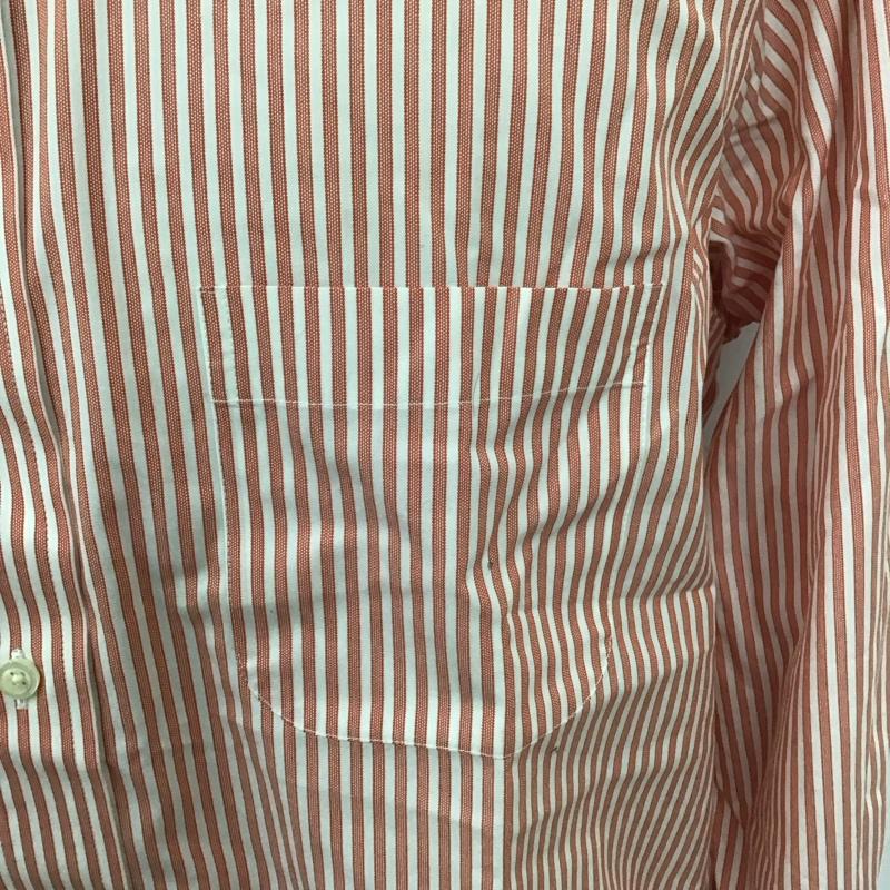 ブルックスブラザーズ BROOKS BROTHERS シャツ、ブラウス 長袖 長袖シャツ カジュアルシャツ カラーシャツ ストライプシャツ ストライプ 白 / ホワイト / X 赤 / レッド /  メンズ USED 古着 中古 10111268