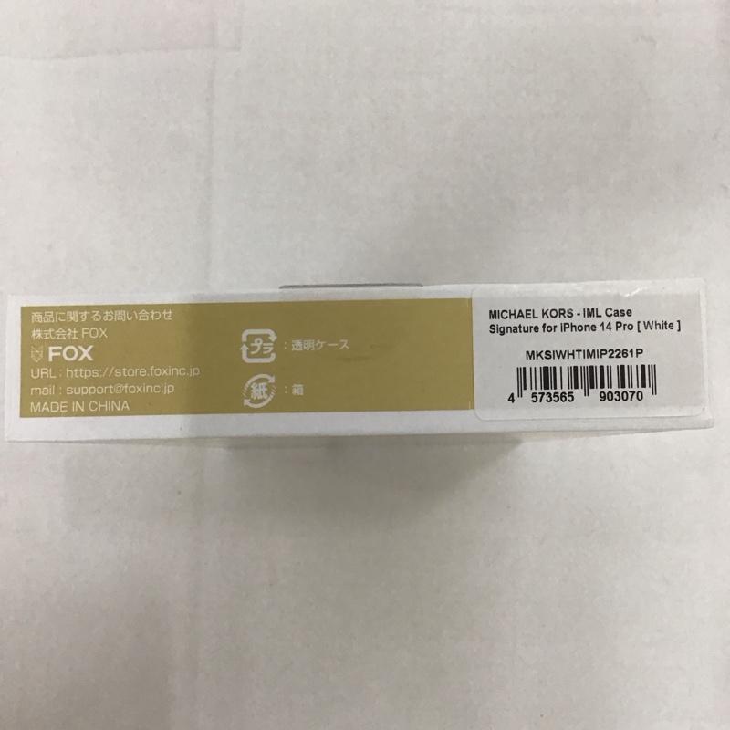 マイケルコース MICHAEL KORS ファッション小物 ファッション小物 MKSIWHTIMIP2261P iPhone 14 Pro iPhoneケース クリアケース ロゴ、文字 マルチカラー / マルチカラー /  レディース USED 古着 中古 10123095