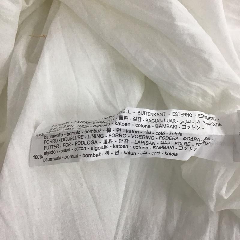 ザラ ZARA スカート ロングスカート 6895 056 250 レース フレアスカート タグ付き M 無地 白 / ホワイト /  レディース USED 古着 中古 10106994
