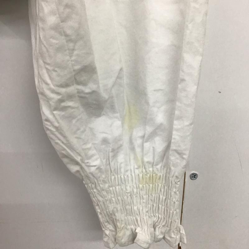 ザラ ZARA シャツ、ブラウス 長袖 長袖シャツ 無地シャツ ノーカラーシャツ XS 無地 白 / ホワイト / X 黒 / ブラック /  レディース USED 古着 中古 10144206