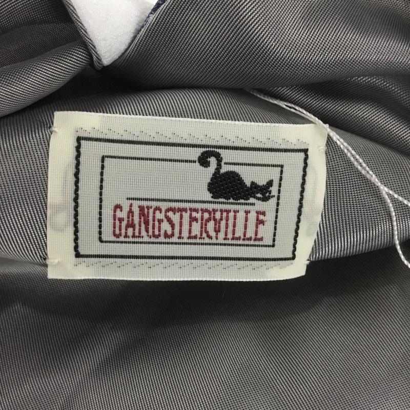 ギャングスタービル GANGSTERVILLE ネクタイ ネクタイ ロゴ、文字 白 / ホワイト / X 紺 / ネイビー / X 黒 / ブラック /  メンズ USED 古着 中古 10143309