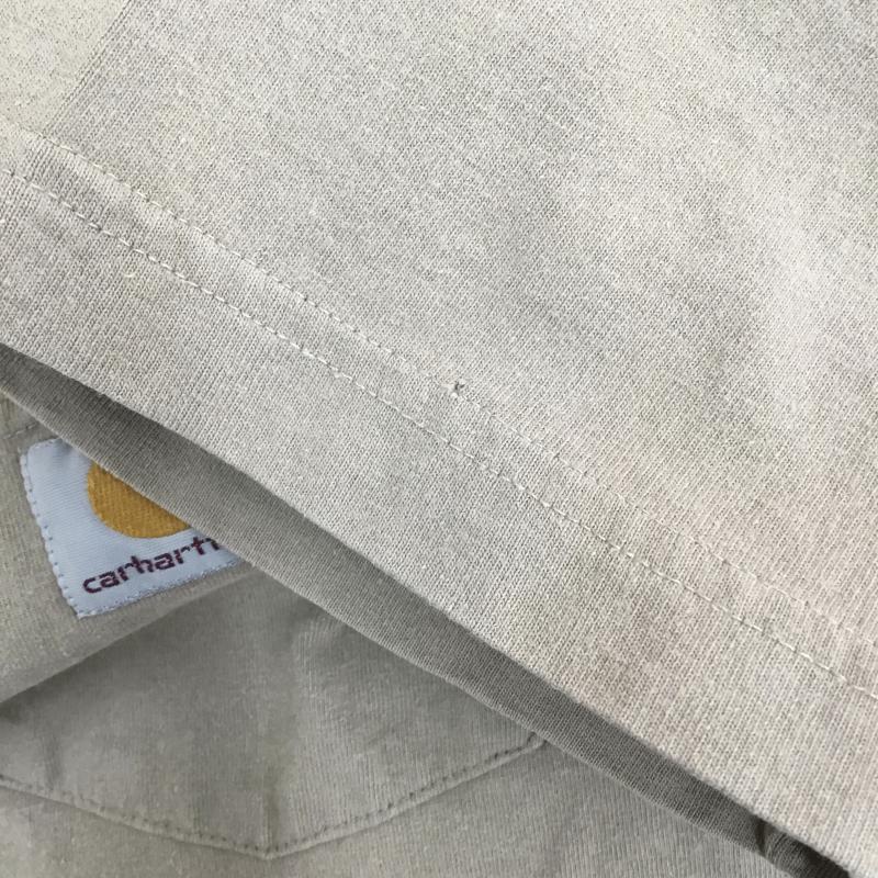 カーハート Carhartt Tシャツ 半袖 XL ロゴ、文字 ベージュ / ベージュ /  メンズ USED 古着 中古 10145806