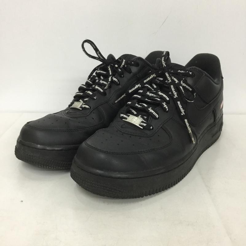 シュプリーム Supreme スニーカー スニーカー CU9225-001 AIR FORCE 1 LOW NIKE 27cm 27.0cm ロゴ、文字 黒 / ブラック /  メンズ USED 古着 中古 10140602
