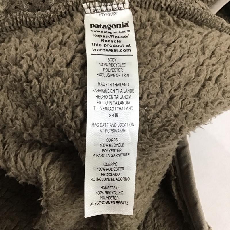 パタゴニア patagonia ベスト ベスト フリースベスト ノースリーブカットソー フロントボタン L ロゴ、文字 ベージュ / ベージュ /  メンズ USED 古着 中古 10142439