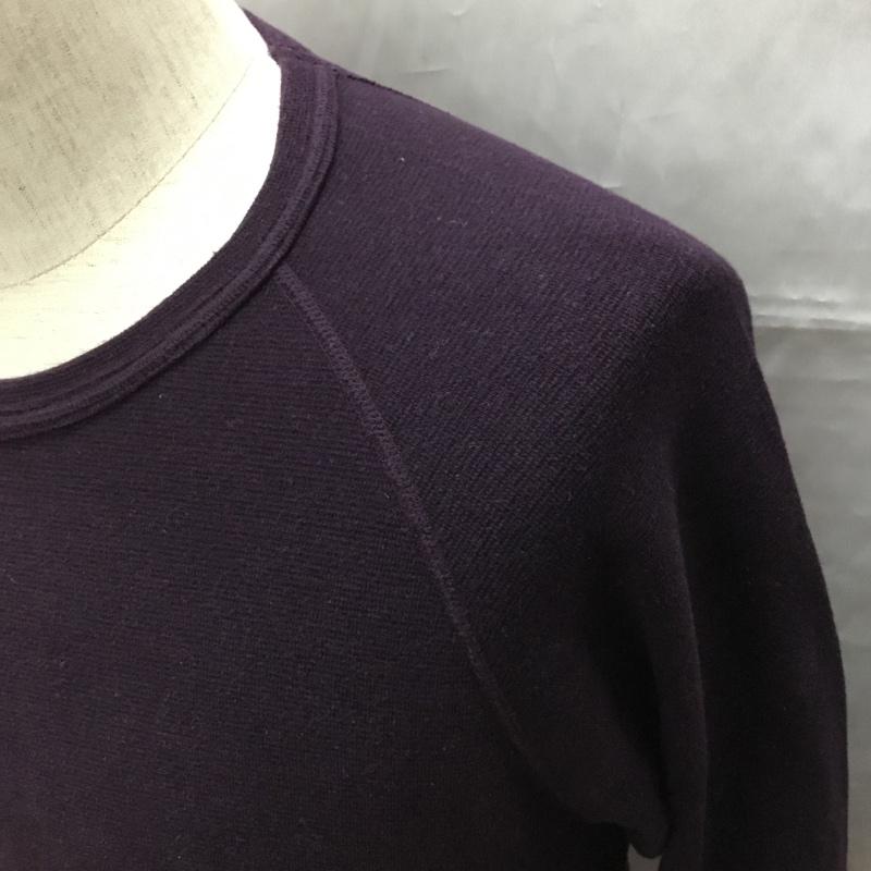 ハリウッドランチマーケット HOLLYWOOD RANCH MARKET カットソー 長袖 L 無地 紫 / パープル /  メンズ USED 古着 中古 10108865