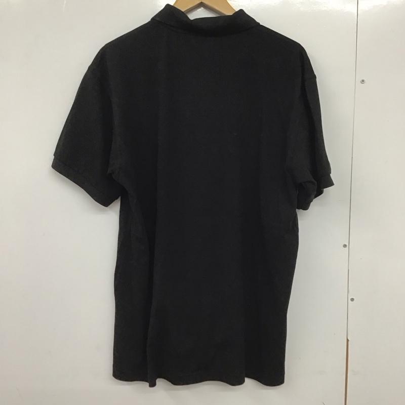 モンベル mont-bell ポロシャツ 半袖 2104803 コアスパンポロシャツ 半袖ポロシャツ 半袖カットソー XL ロゴ、文字 黒 / ブラック /  メンズ USED 古着 中古 10133116
