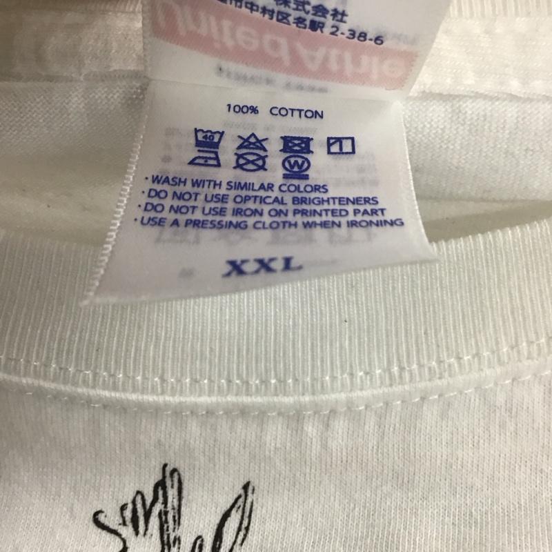 古着 USED Tシャツ 半袖 半袖カットソー プリントTシャツ クルーネックカットソー バンドTシャツ XXL プリント 白 / ホワイト /  メンズ USED 古着 中古 10145722