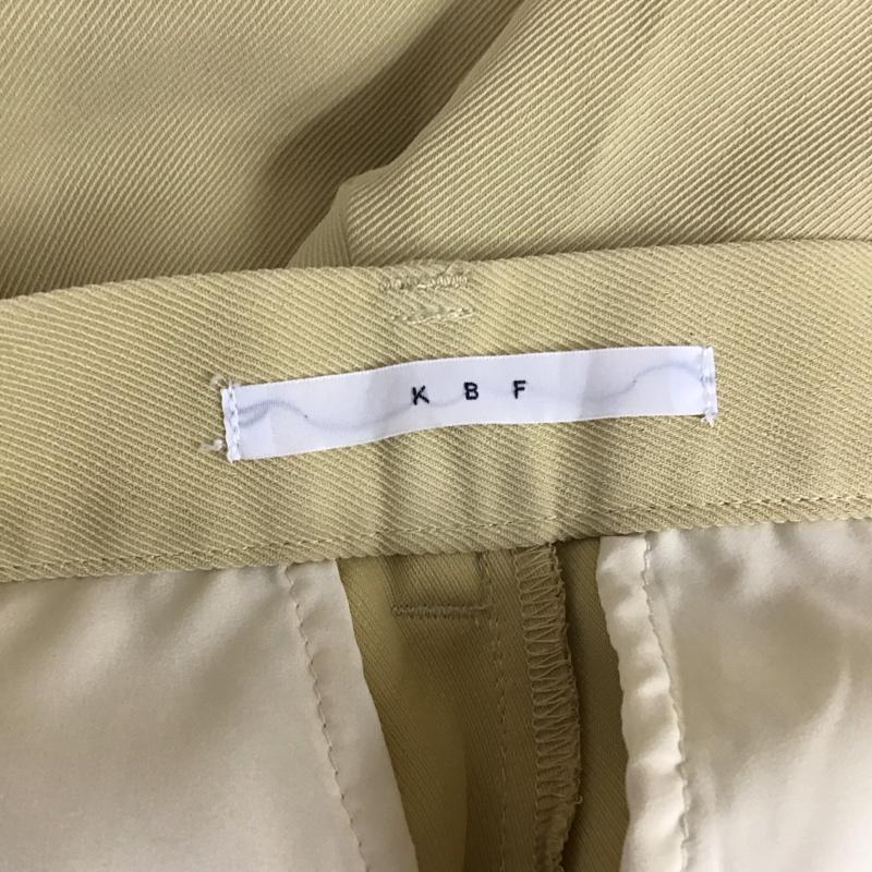 ケービーエフ KBF パンツ スラックス KB15-24D170 ワンタックスラックス 38 無地 黄 / イエロー /  レディース USED 古着 中古 10117739