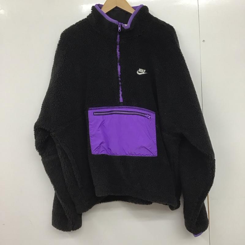 ナイキ NIKE ジャケット、上着 ジャケット、ブレザー dq4881-010 ジャケットクラブフリース ウィンタライズドアラック XXL ロゴ、文字 ダークグレー / ダークグレー /  メンズ USED 古着 中古 10146565