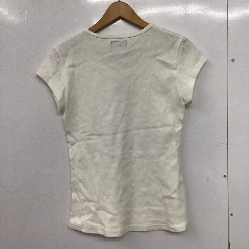 ステューシー STUSSY Tシャツ 半袖 M ロゴ、文字 X プリント 白 / ホワイト /  レディース USED 古着 中古 10147242