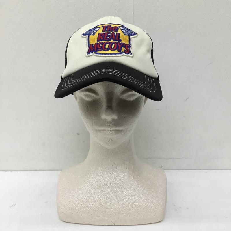 ザリアルマッコイズ THE REAL McCOY S 帽子 キャップ FREE ロゴ、文字 黒 / ブラック / X 黄 / イエロー / X 赤 / レッド / X 青 / ブルー /  メンズ USED 古着 中古 10140576