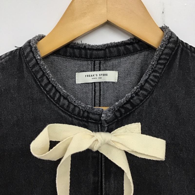 フリークスストア FREAK S STORE ベスト ベスト FREE 無地 黒 / ブラック /  レディース USED 古着 中古 10134658