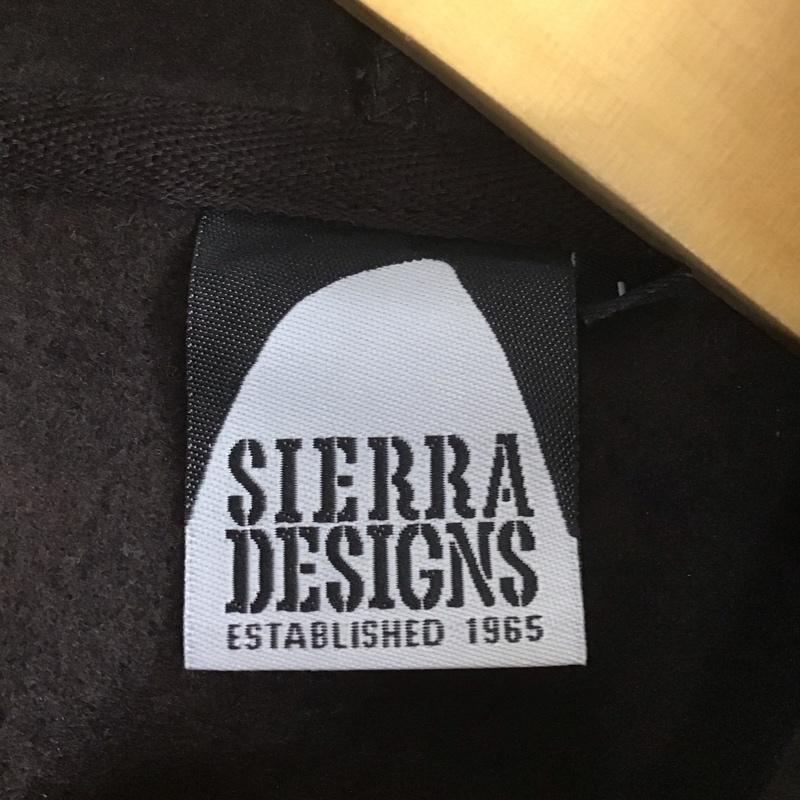 シェラデザイン SIERRA DESIGNS パーカー 長袖 ジップアップパーカージャケット アウター L 無地 茶 / ブラウン /  メンズ USED 古着 中古 10139757