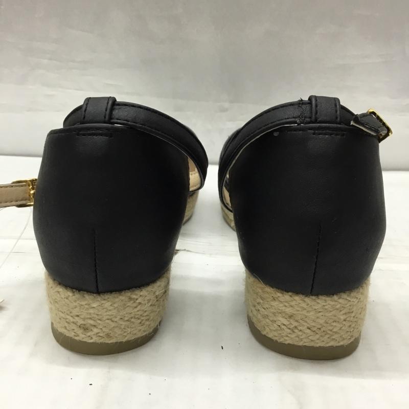 マジェスティックレゴン MAJESTIC LEGON サンダル サンダル 1055114710 ストラップ ポインテッドサンダル L 無地 黒 / ブラック /  レディース USED 古着 中古 10119663