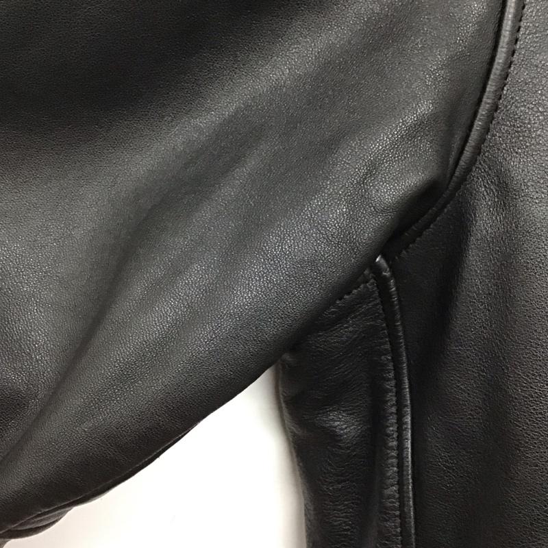 ハーレーダビッドソン Harley-Davidson ジャケット、上着 ジャンパー、ブルゾン レザージャケット ジップアップジャケット アウター 古着 S ロゴ、文字 黒 / ブラック /  メンズ USED 古着 中古 10145325