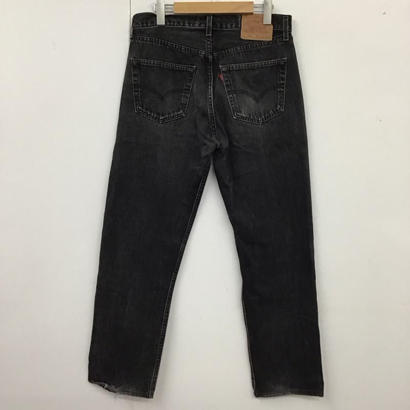 リーバイス Levi s パンツ デニム、ジーンズ 90s 501 33インチ 無地 黒 / ブラック /  メンズ USED 古着 中古 10121904