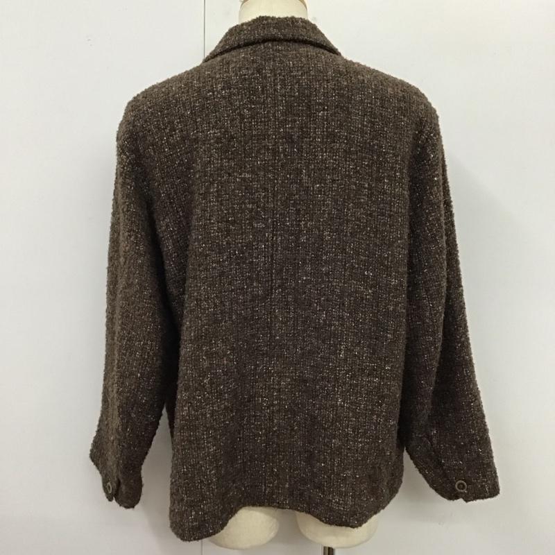 バラスト BALLAST ジャケット、上着 ジャケット、ブレザー ba10-j001 BALLAST ARK WOOL LOOP YARN TWEED JACKET L  茶 / ブラウン /  メンズ USED 古着 中古 10123326