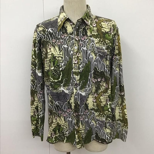 オゾン ロックス OZONE ROCKS シャツ、ブラウス 長袖 長袖シャツ カジュアルシャツ カラーシャツ 総柄シャツ L 総柄 マルチカラー / マルチカラー /  メンズ USED 古着 中古 10111632