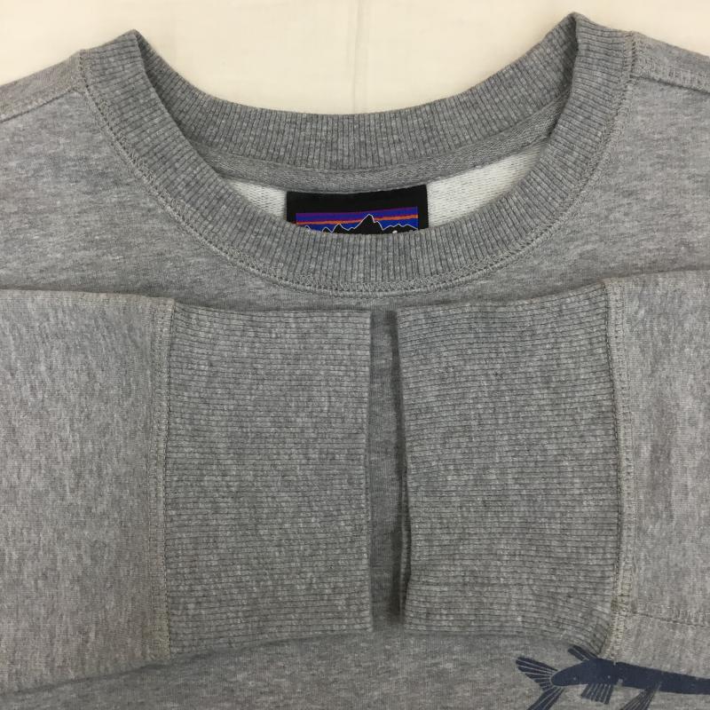 パタゴニア patagonia トレーナー 長袖 39404FA15 S ロゴ、文字 X  灰 / グレー /  メンズ USED 古着 中古 10141443