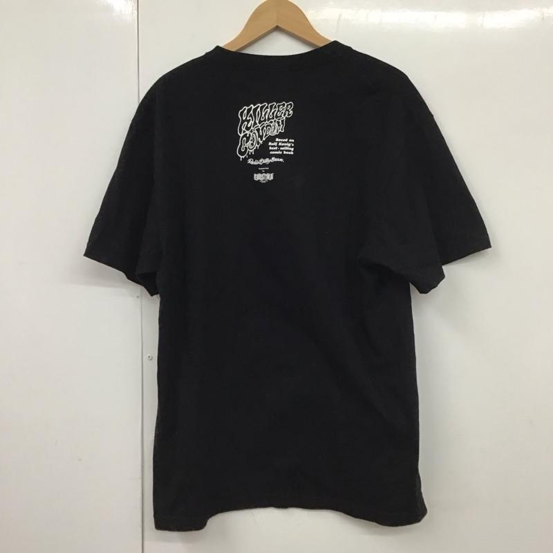 エロスティカ EROSTiKA Tシャツ 半袖 キラーコンドーム　映画　Tシャツ XL プリント 黒 / ブラック /  メンズ USED 古着 中古 10130109
