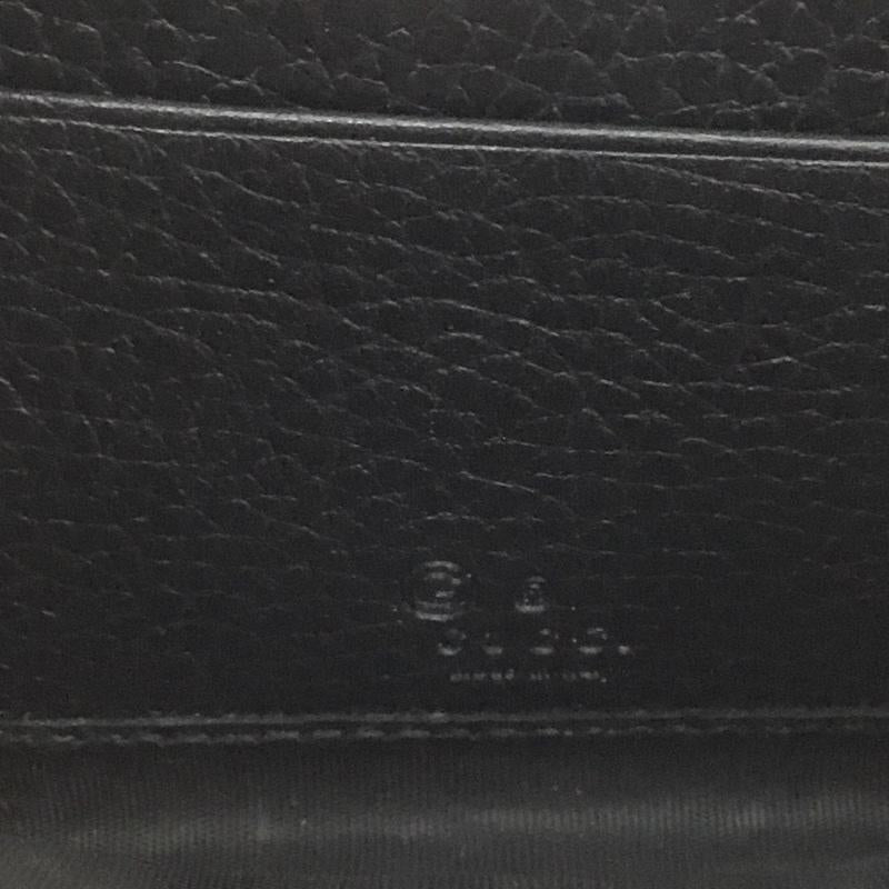 グッチ GUCCI 財布 コンパクト財布 598209 コインケース ラウンドファスナー ロゴ、文字 黒 / ブラック /  レディース USED 古着 中古 10124160