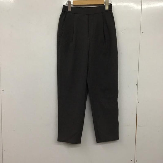 グリーンレーベルリラクシング green label relaxing パンツ スラックス 3614-160-2727 オルマイ ウラキモウ テーパード 無地 チャコールグレー / チャコールグレー /  レディース USED 古着 中古 10145003
