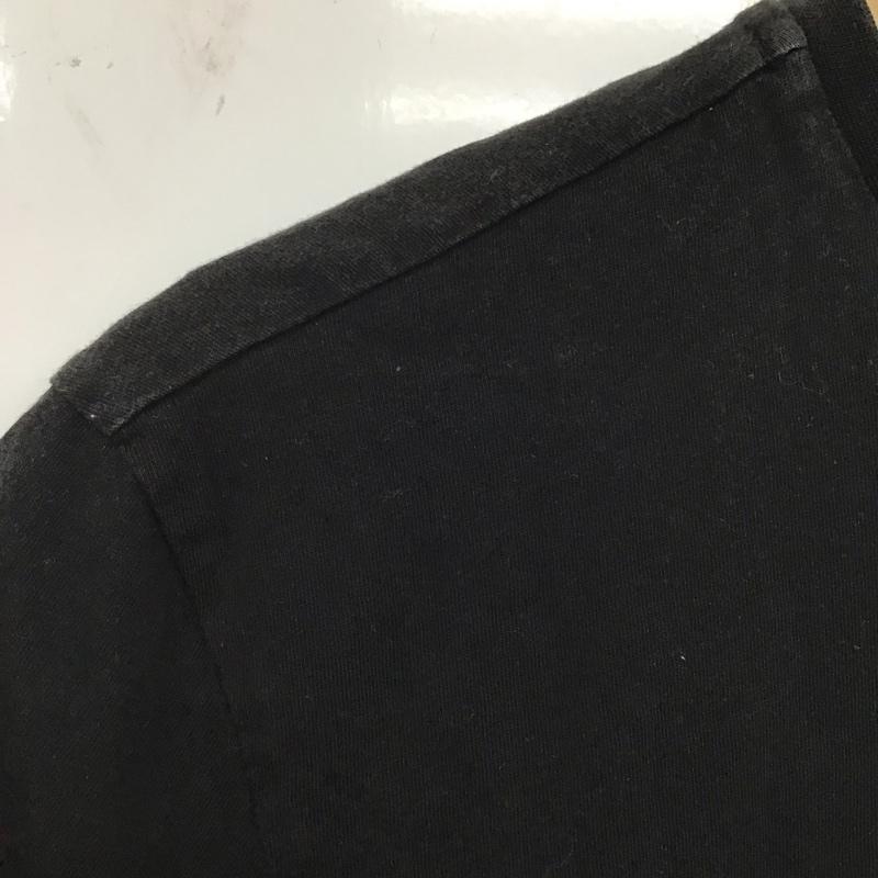 ザノースフェイス THE NORTH FACE Tシャツ 半袖 半袖カットソー プリントTシャツ クルーネックカットソー M ロゴ、文字 黒 / ブラック /  メンズ USED 古着 中古 10128763