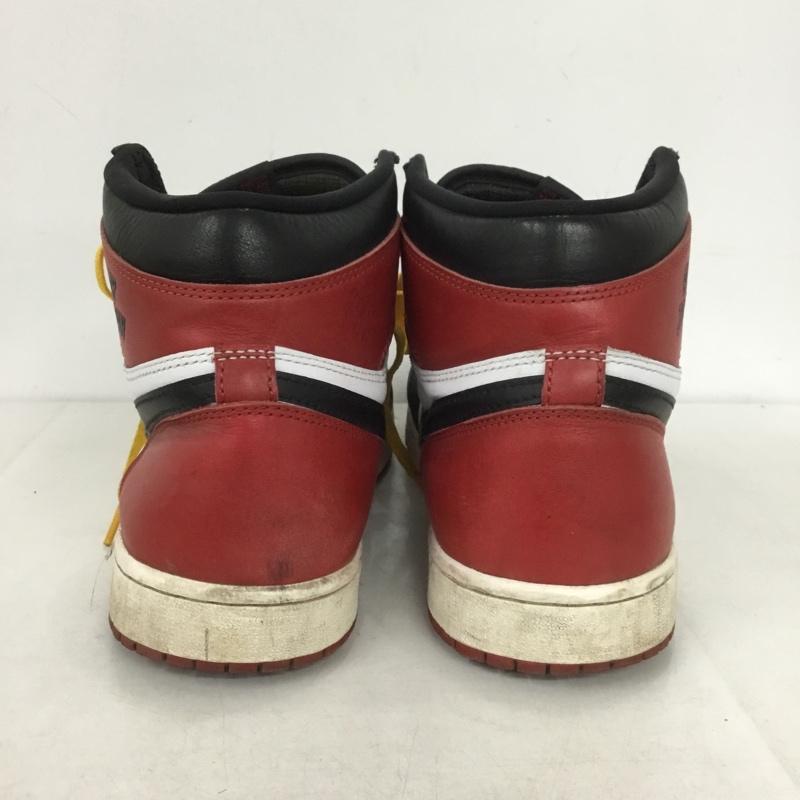 ナイキ NIKE スニーカー スニーカー DZ5485-106 AIR JORDAN 1 RETRO HIGH OG 28.5cm 28.5cm ロゴ、文字 白 / ホワイト / X 黒 / ブラック / X 赤 / レッド /  メンズ USED 古着 中古 10143917