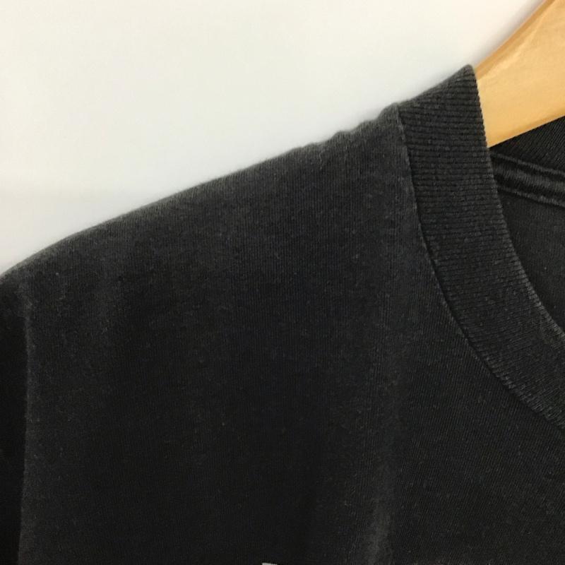 ジャージーズ JERZEES Tシャツ 半袖 半袖カットソー プリントTシャツ クルーネックカットソー L プリント 黒 / ブラック /  メンズ USED 古着 中古 10140710